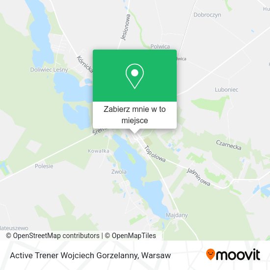 Mapa Active Trener Wojciech Gorzelanny