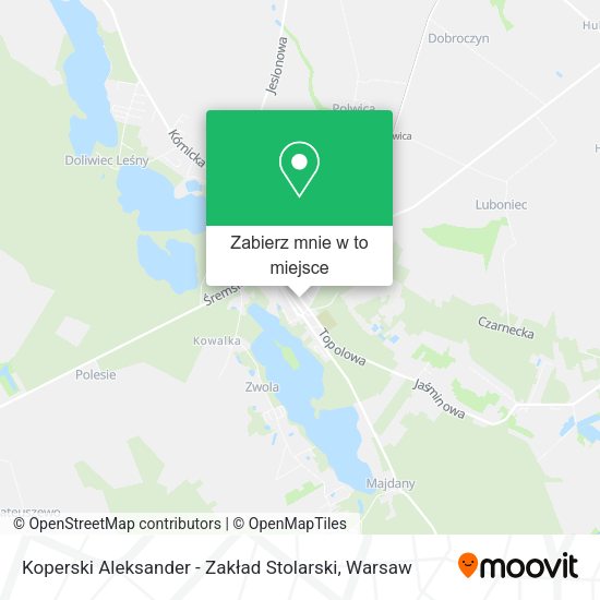 Mapa Koperski Aleksander - Zakład Stolarski