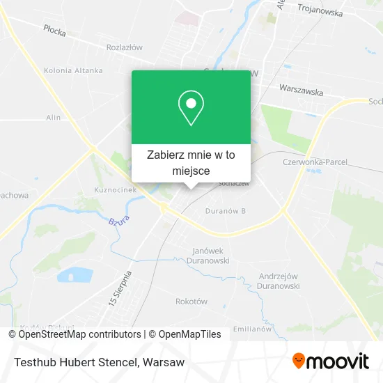 Mapa Testhub Hubert Stencel
