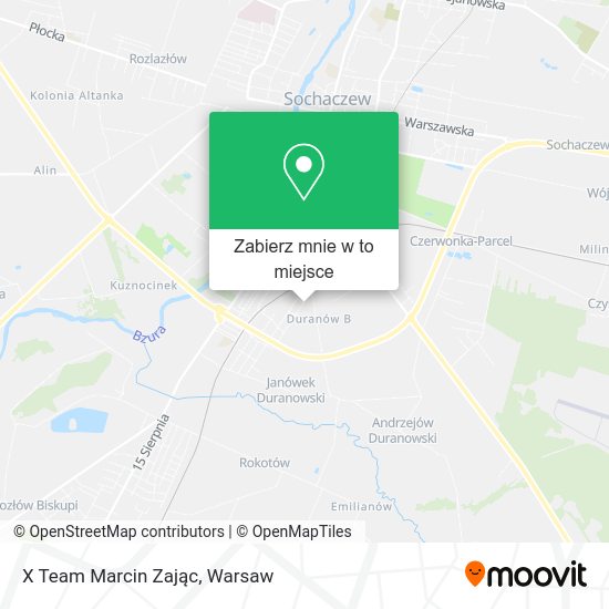 Mapa X Team Marcin Zając