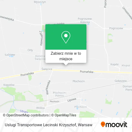Mapa Uslugi Transportowe Lecinski Krzysztof