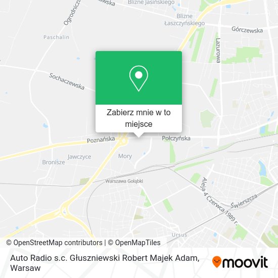 Mapa Auto Radio s.c. Głuszniewski Robert Majek Adam