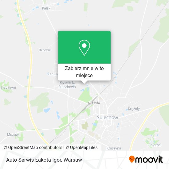 Mapa Auto Serwis Łakota Igor