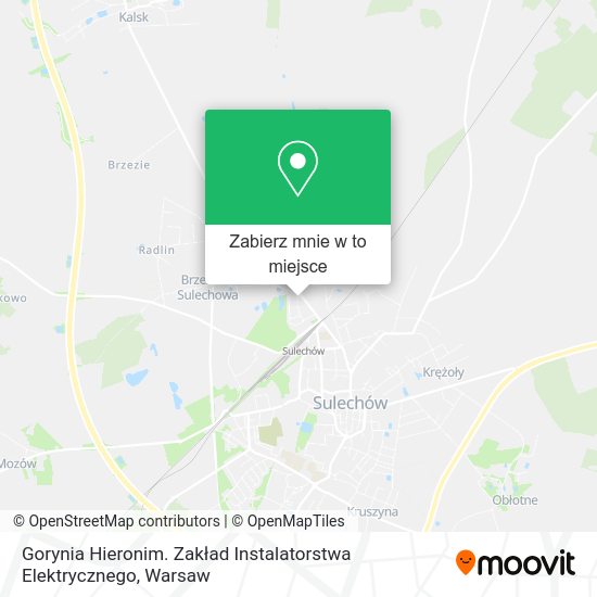 Mapa Gorynia Hieronim. Zakład Instalatorstwa Elektrycznego