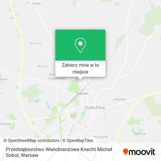 Mapa Przedsiębiorstwo Wielobranżowe Knecht Michał Sobol