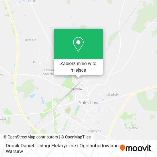 Mapa Drosik Daniel. Usługi Elektryczne i Ogólnobudowlane