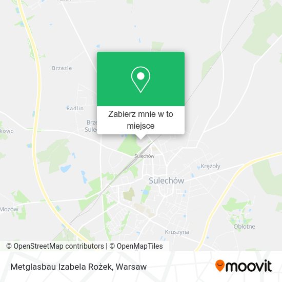 Mapa Metglasbau Izabela Rożek