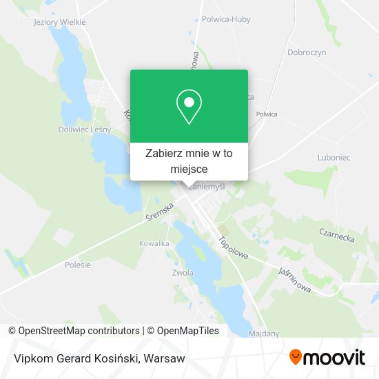 Mapa Vipkom Gerard Kosiński