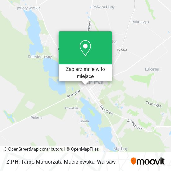 Mapa Z.P.H. Targo Małgorzata Maciejewska