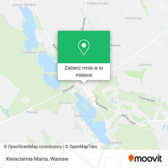 Mapa Kwiaciarnia Marta