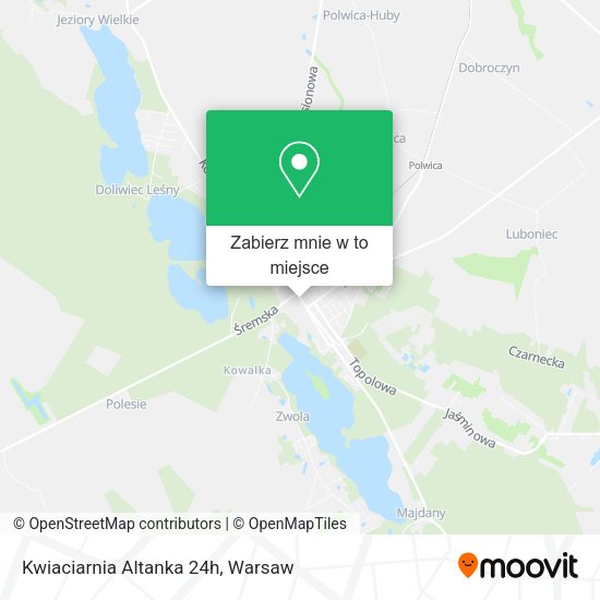 Mapa Kwiaciarnia Altanka 24h