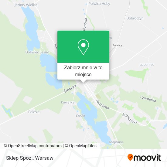 Mapa Sklep Spoż.