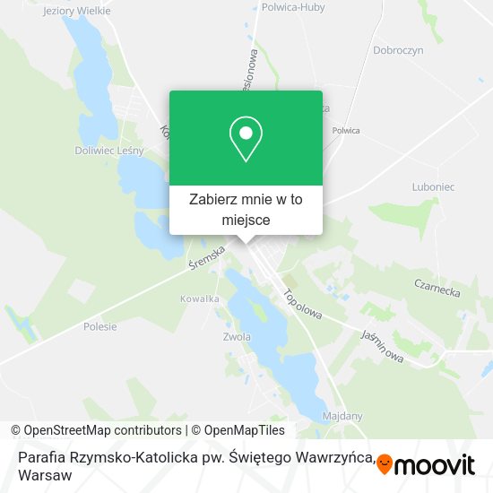 Mapa Parafia Rzymsko-Katolicka pw. Świętego Wawrzyńca