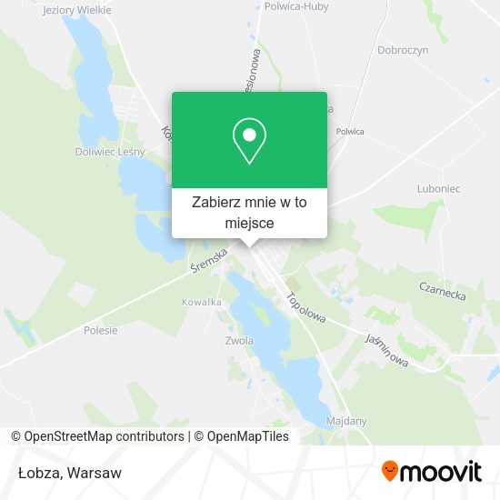 Mapa Łobza