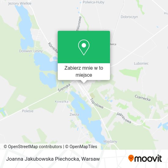 Mapa Joanna Jakubowska Piechocka