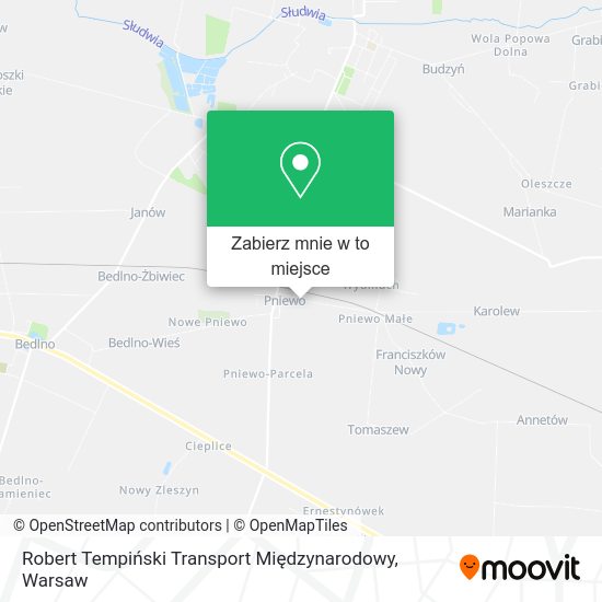 Mapa Robert Tempiński Transport Międzynarodowy