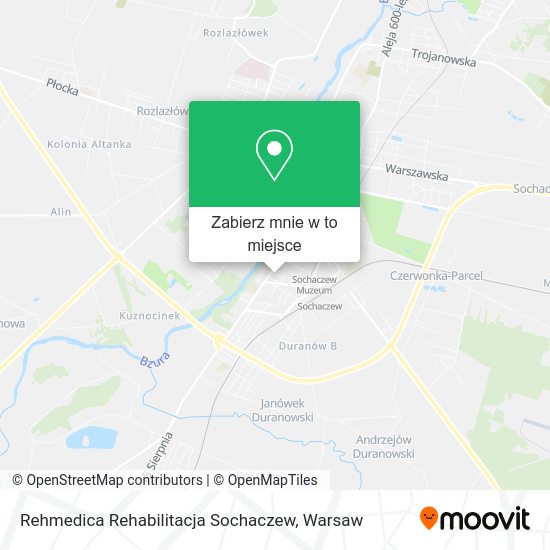 Mapa Rehmedica Rehabilitacja Sochaczew