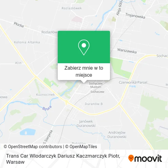 Mapa Trans Car Wlodarczyk Dariusz Kaczmarczyk Piotr