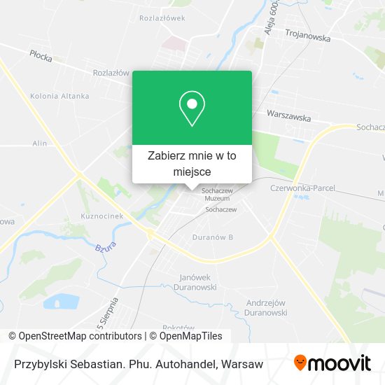 Mapa Przybylski Sebastian. Phu. Autohandel