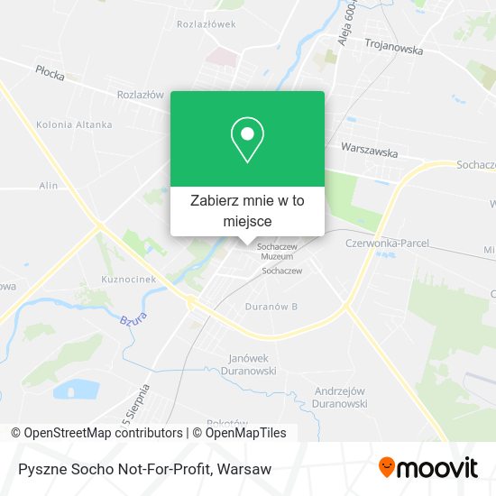 Mapa Pyszne Socho Not-For-Profit