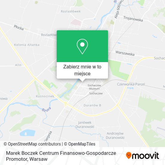 Mapa Marek Boczek Centrum Finansowo-Gospodarcze Promotor