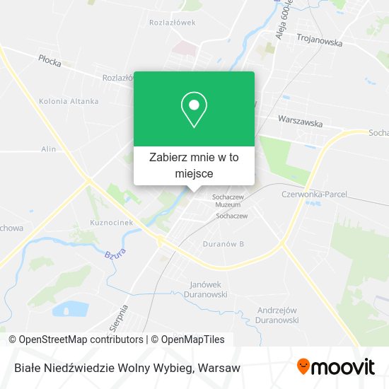 Mapa Białe Niedźwiedzie Wolny Wybieg