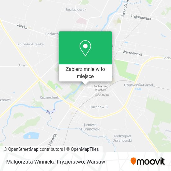 Mapa Malgorzata Winnicka Fryzjerstwo