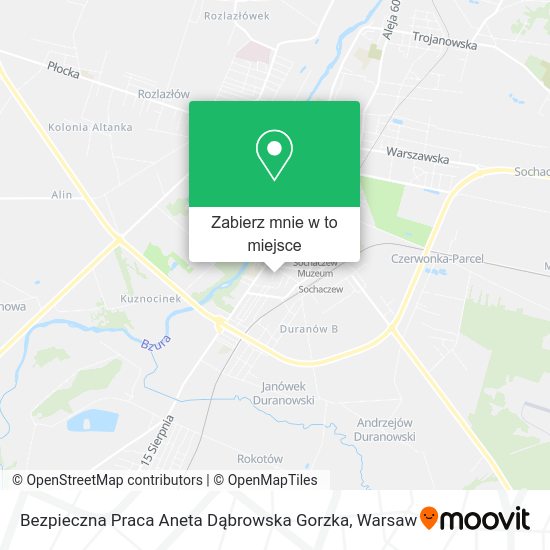 Mapa Bezpieczna Praca Aneta Dąbrowska Gorzka