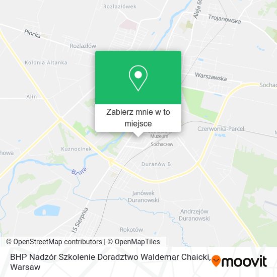 Mapa BHP Nadzór Szkolenie Doradztwo Waldemar Chaicki