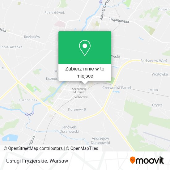 Mapa Usługi Fryzjerskie