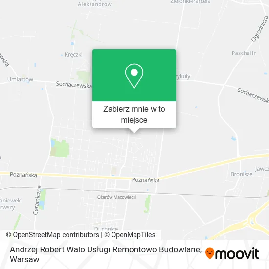 Mapa Andrzej Robert Walo Usługi Remontowo Budowlane