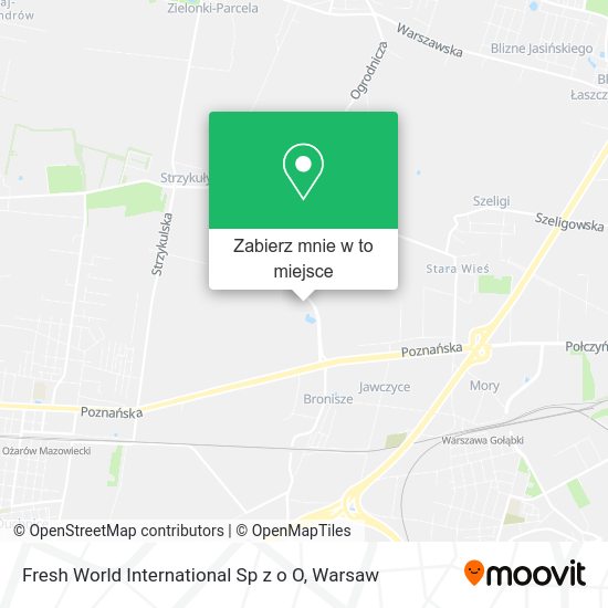 Mapa Fresh World International Sp z o O