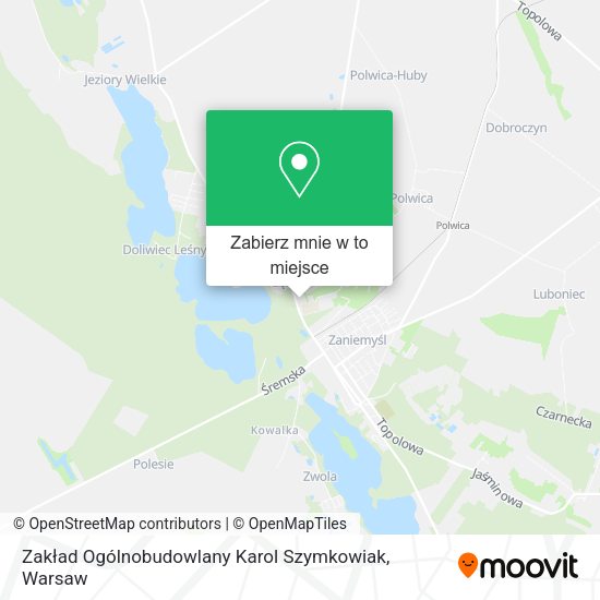 Mapa Zakład Ogólnobudowlany Karol Szymkowiak