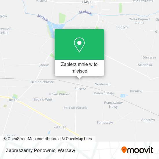 Mapa Zapraszamy Ponownie