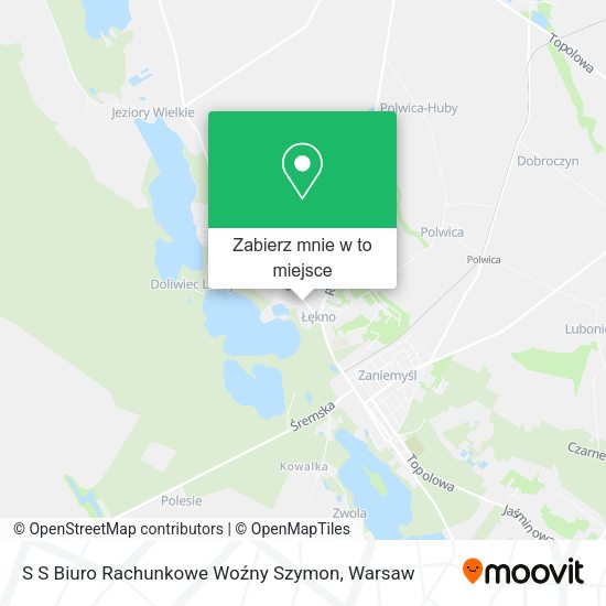 Mapa S S Biuro Rachunkowe Woźny Szymon