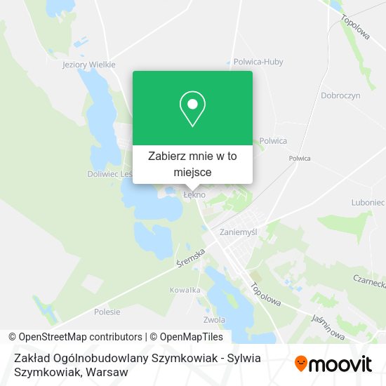 Mapa Zakład Ogólnobudowlany Szymkowiak - Sylwia Szymkowiak