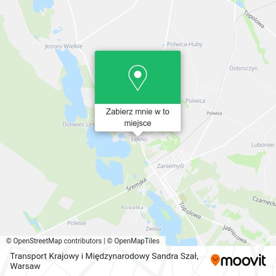 Mapa Transport Krajowy i Międzynarodowy Sandra Szał