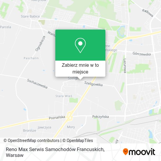 Mapa Reno Max Serwis Samochodów Francuskich