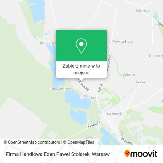 Mapa Firma Handlowa Eden Paweł Stolarek