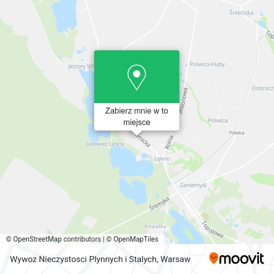 Mapa Wywoz Nieczystosci Plynnych i Stalych