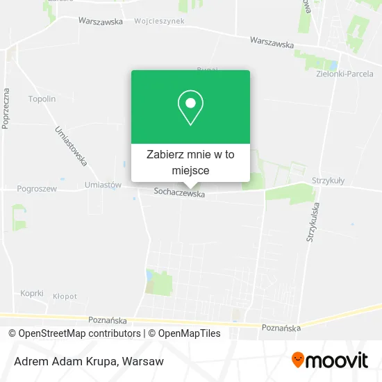 Mapa Adrem Adam Krupa