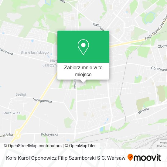 Mapa Kofs Karol Oponowicz Filip Szamborski S C