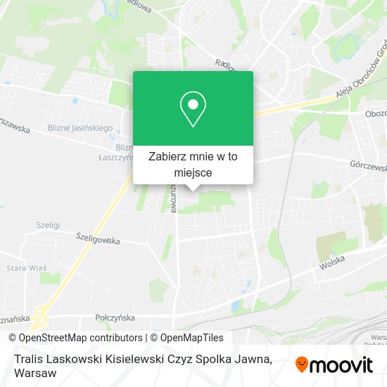 Mapa Tralis Laskowski Kisielewski Czyz Spolka Jawna