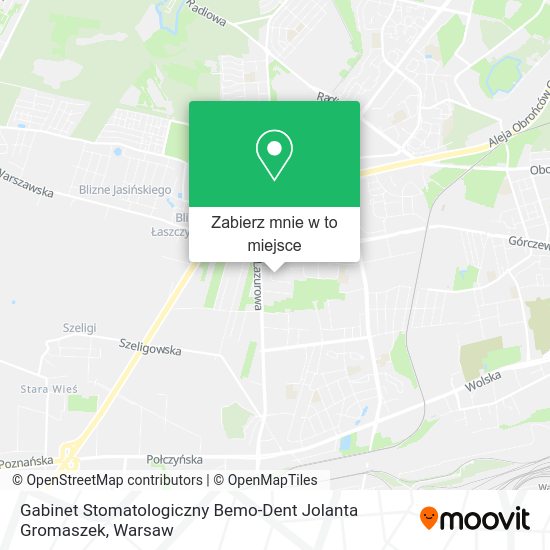 Mapa Gabinet Stomatologiczny Bemo-Dent Jolanta Gromaszek