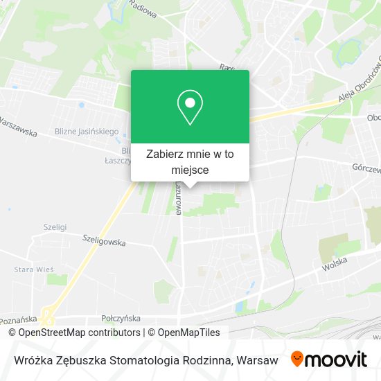 Mapa Wróżka Zębuszka Stomatologia Rodzinna