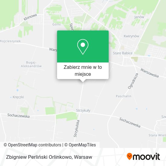 Mapa Zbigniew Perliński Orlinkowo