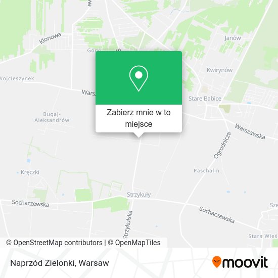 Mapa Naprzód Zielonki