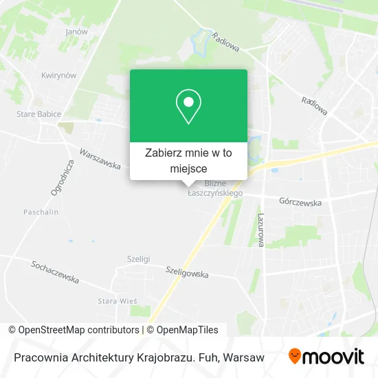 Mapa Pracownia Architektury Krajobrazu. Fuh