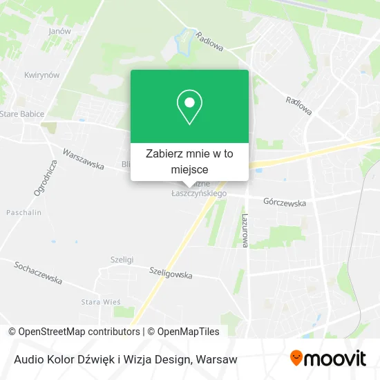 Mapa Audio Kolor Dźwięk i Wizja Design