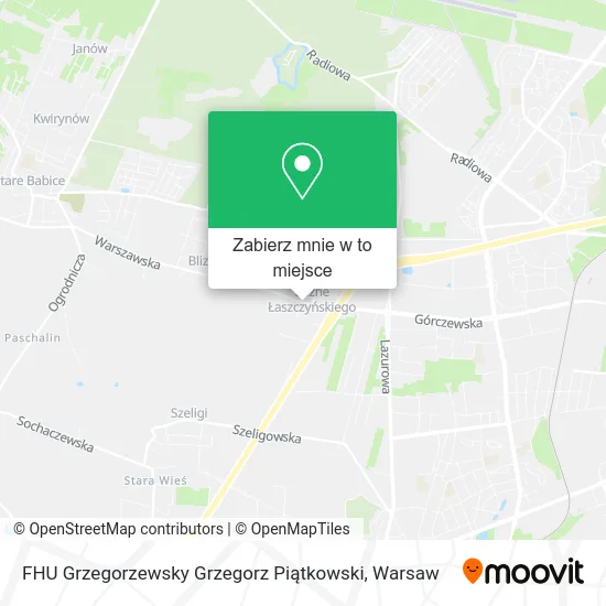 Mapa FHU Grzegorzewsky Grzegorz Piątkowski